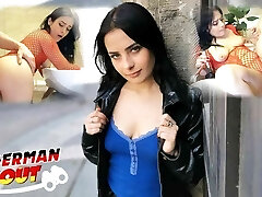 GERMAN SCOUT - TINY GIRL MARIA PICKED UP FOR Tough CASTING Lovemaking