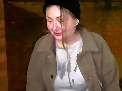 Offered ciggies to put Her finger up her donk and piss at the same time