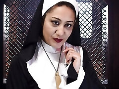 The nun trains you