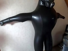 Inflation Strenuous Rubber Cyborg Suit from MD-Latex