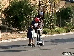 Lustful grannie Renata is cock famished and has her pussy dicked