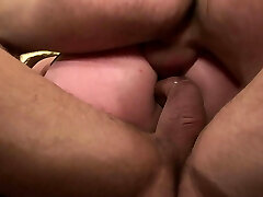 Mature busty mother gets going knuckle deep and ass-fuck sex from two boys