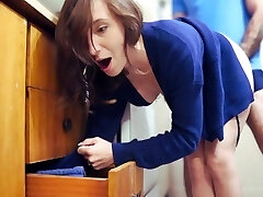Hot Milf - Step-mom Gets Stuck ....again (yes!!) Stepson Helps