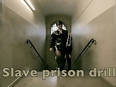 Dominatrix Mistress April - Sub Prison Drill - Cell 45