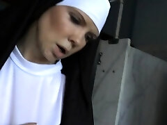 Domina nun dildo ass hole