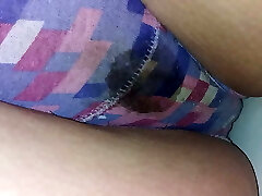 Cute tiny pee in my cotton panties