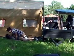 Spy Cam Hook-up Public By Amateur Teen Couple Caught At Music Festival