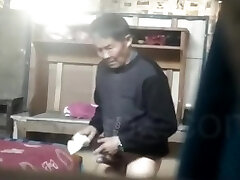 Chinese old man shagging and cumshot TWO TWICE