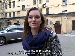 Russian fledgling chick Sofy Torn does her best in audition XXX video