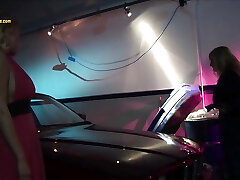 Classic car host 2 babes