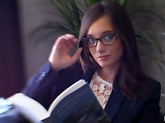 Gorgeous white splendid caramel skin broads share one man for FFM threesome