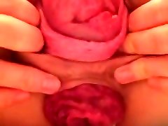 Asian slut - cunt and donk prolapse
