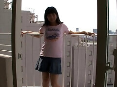 Irresistible Japanese tranny decides to reveal the fully erected pipe