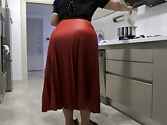 my stepmother's red skirt hardened my wood.
