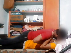 Indian Desi telugu lovers first time poking caught secretly