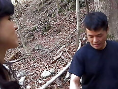 I Picked Up an Old Lady in the Countryside and Enjoyed Outdoor Romp! - Part.1