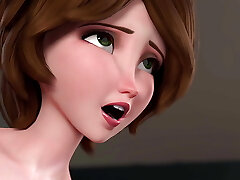 Hefty Hero 6 - Aunt-in-law Cass First Time Anal (Animation with Sound)
