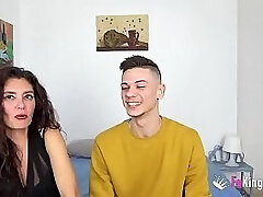 Zazel teaches a young and nervous guy a lesson on rock hard sex with a GILF