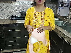 Desi bhabhi was washing dishes in kitchen then her step-brother in law came and said bhabhi aapka chut chahiye kya dogi hindi audio