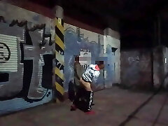 sex in public bare female in the city likes voyeurs to watch her fuck