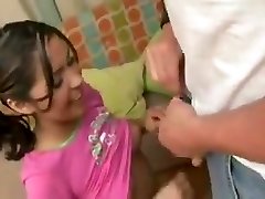 Babysitter penetrates dad while mom is at work