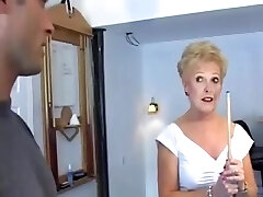Hot Granny Cougar Pool Table Bang