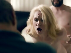 Athena Rayne gets facial after hardcore bang-out with one brutal stud