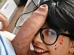 Spank my face with one big man meat