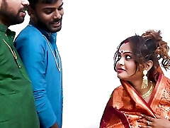 NEWLY MARRIED WIFE DEBORJI KE SATH Nailing HARD, SEXY Queen SRABONI,BDSM, DILDO VIBRATOR, DOUBLE PENETRATION WITH Faux-cock