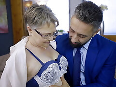 gigolo penetrates sexually unsatisfied granny