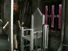 Our girl disciplines a new young redhead who had no idea what she was getting into.