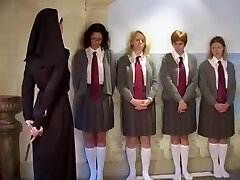 Penalty for naughty school girls