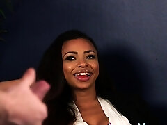 Black domina humiliates