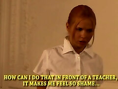 Sexy college girl blonde punished in bondage by her sadistic professor