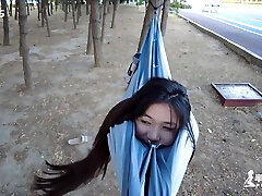 Chinese Bondage - Uncomfortable Public Bondage