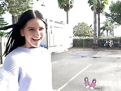 Real Teens - College teen Violet Rain point of view creampie