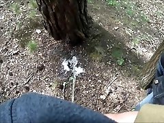 pissing together with my buddy behind a tree COMPILATION