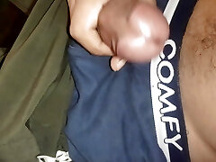 indian man masturbating with big stiff cock