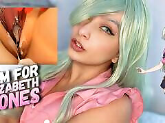 Elizabeth Liones cosplay from seven deadly sins RED LIGHT GREEN LIGHT jerk off game