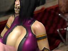 Mileena Gets Her Tits Fucked and Covered in Cum
