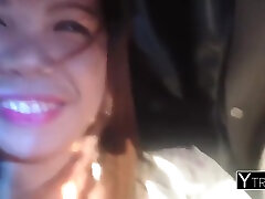 Smoking Hot Asian Babe Is Teasing Her New Lover