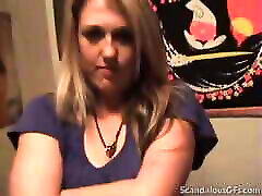 Hot blonde babe sucks a huge 18 yes lesbian and blows hard