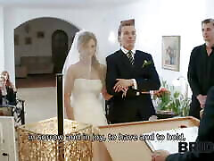 BRIDE4K. Wedding guests are shocked with a XXX video of the gorgeous bride