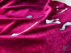 Hard fucked a whore in a corduroy dress in front of the window