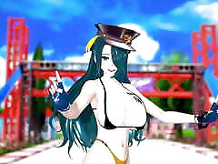 Maki Tofu Sexy Dance With Thick Ass 3D HENTAI