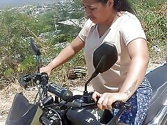 I teach my neighbor how to ride a motorcycle and she gives me her vagina.