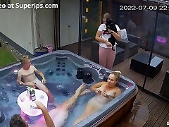 Ipcam German Nudist Family Enjoys The Jacuzzi
