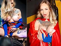 PLAYTIME Cosplay SuperGirl Fucked by om konco And Deadpool