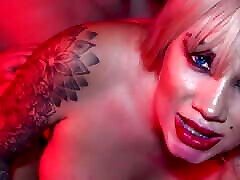 Tiffany enjoys Chucky&039;s cock until she receives a big interracial lesbian scat - Halloween Special - Sara Blonde