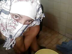 Real nework girl Horny Arab Step Mom Masturbates And Squirts For Allah In Niqab